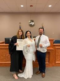 Judge Crow Performs Wedding Ceremony