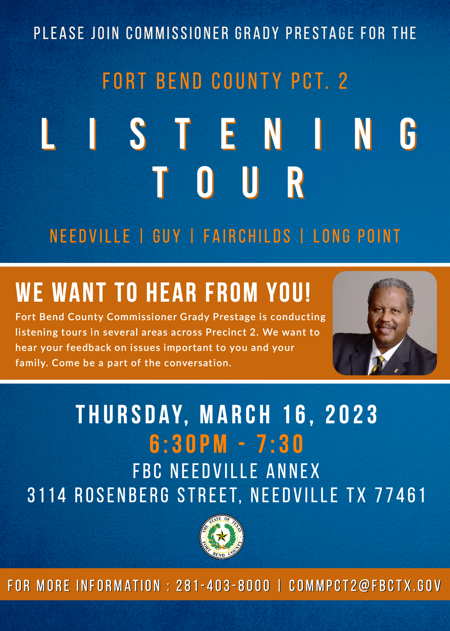 Listening Tour Flyer