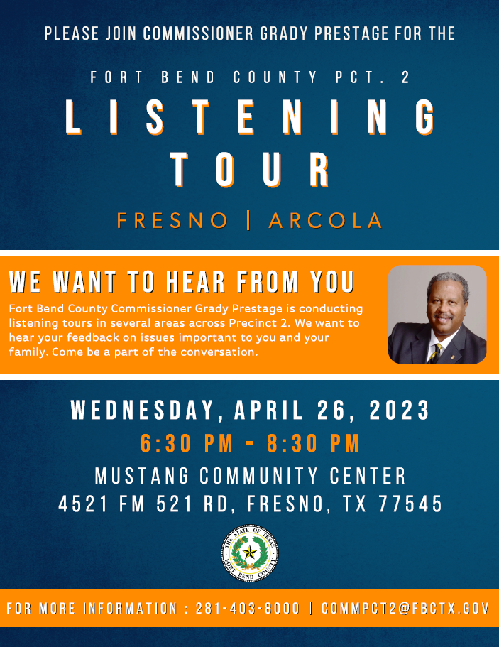 Grady Prestage Listening Tour