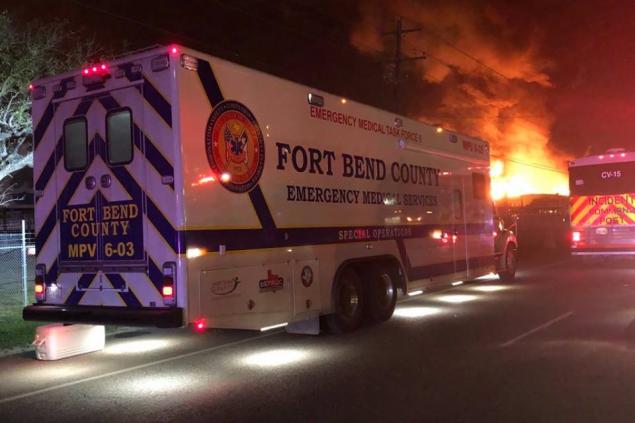2019 MPV on scene of Deer Park Tank Fire