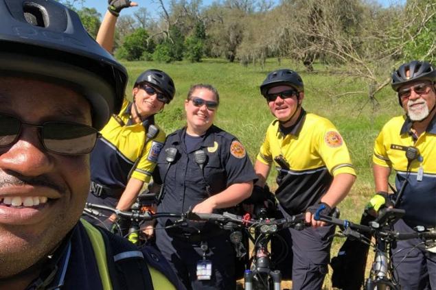 Bike Team Photo at Brazos State Park